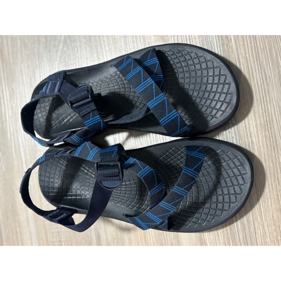 Chaco Z1 Classic‎ Mens Sandals Navy Blue Geometric Strappy Sport Shoes Size 13
